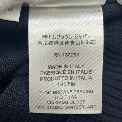 THOM BROWNE. | トムブラウン Merino wool sweater ニット FKA424A-Y1002-415 ネイビー サイズ：38【加古川店】