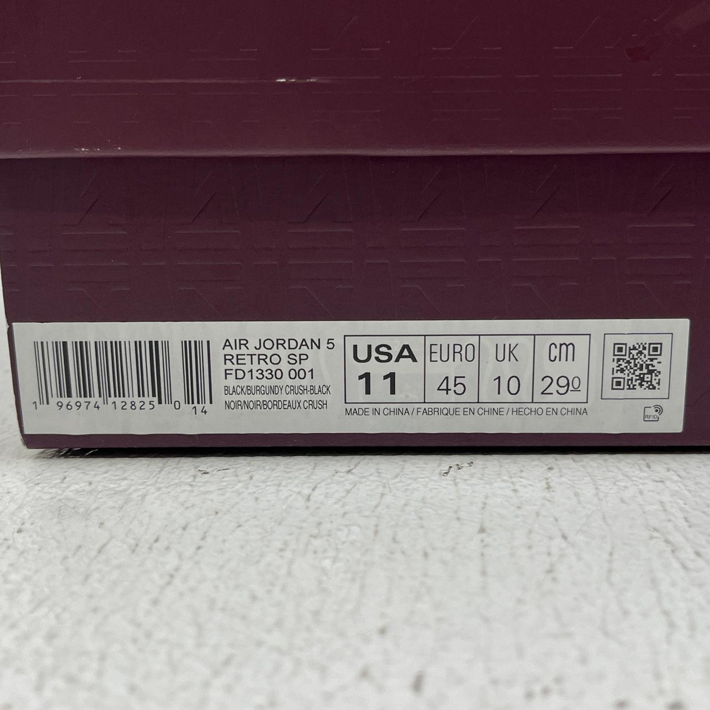 NIKE | ナイキ A Ma Mani?re × Nike Air Jordan 5 Retro SP スニーカー FD1330-001 ブラック【加古川店】