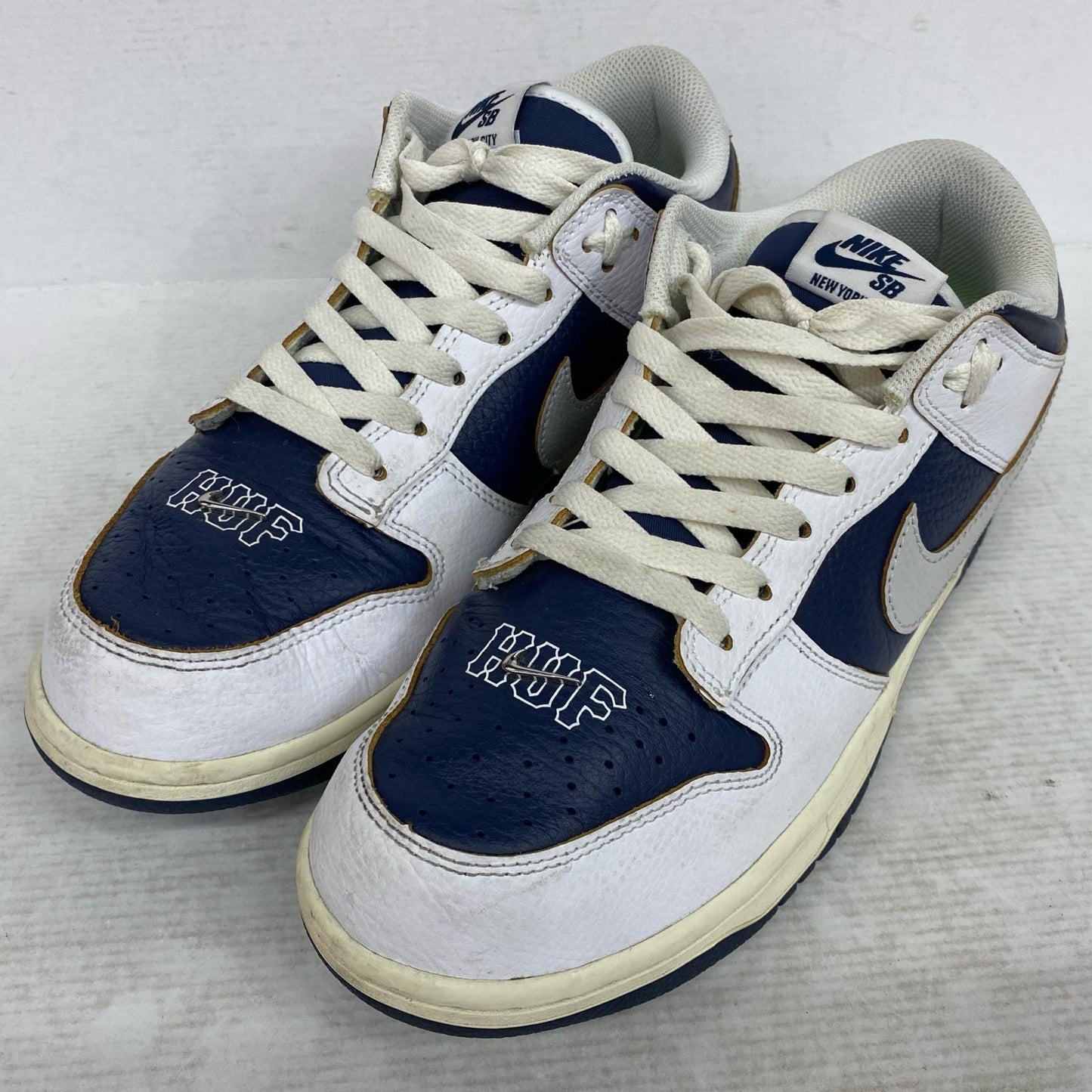 NIKE | ナイキ HUF × Nike SB Dunk Low スニーカー fd8775-100 ネイビー【加古川店】