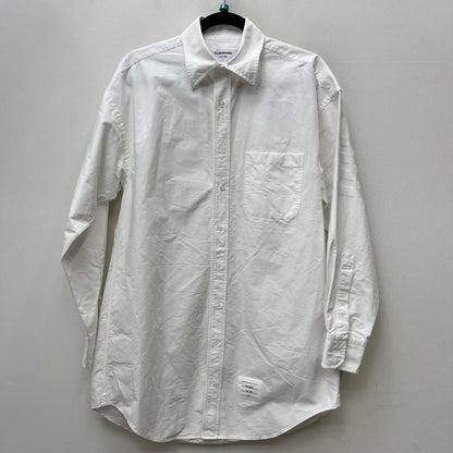 THOM BROWNE. | トムブラウン オックスフォード4BARシャツ 長袖シャツ ホワイト サイズ：1【加古川店】