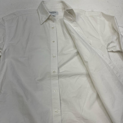 THOM BROWNE. | トムブラウン オックスフォード4BARシャツ 長袖シャツ ホワイト サイズ：1【加古川店】