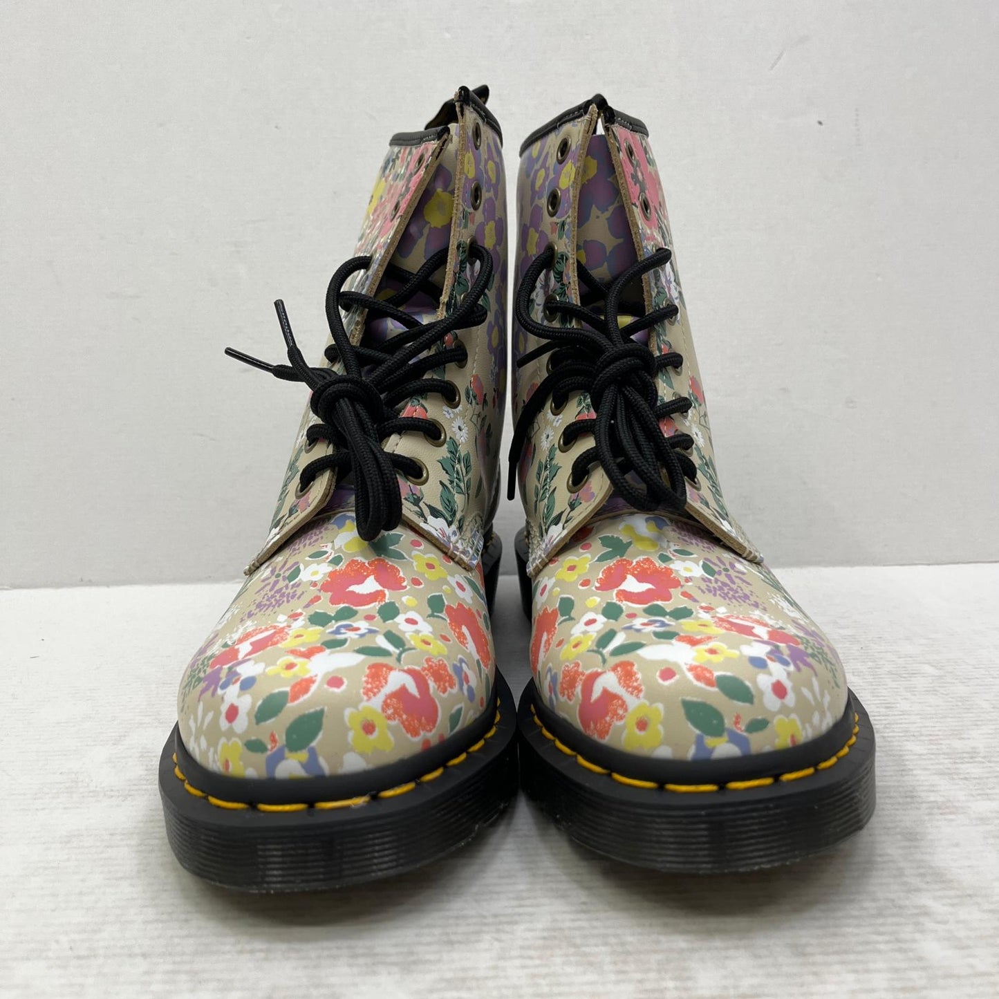 Dr.Martens | ドクターマーチン FLORAL MASH LEATHER LACE UP ブーツ 30791292【加古川店】