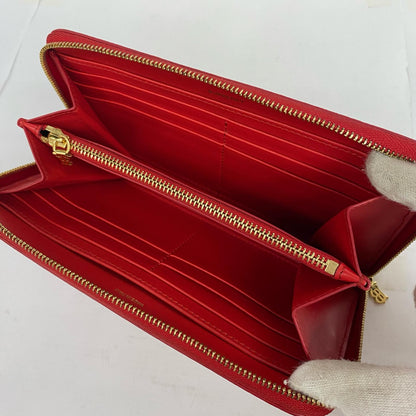 BURBERRY | バーバリー エルモア 長財布 8023298 レッド【加古川店】