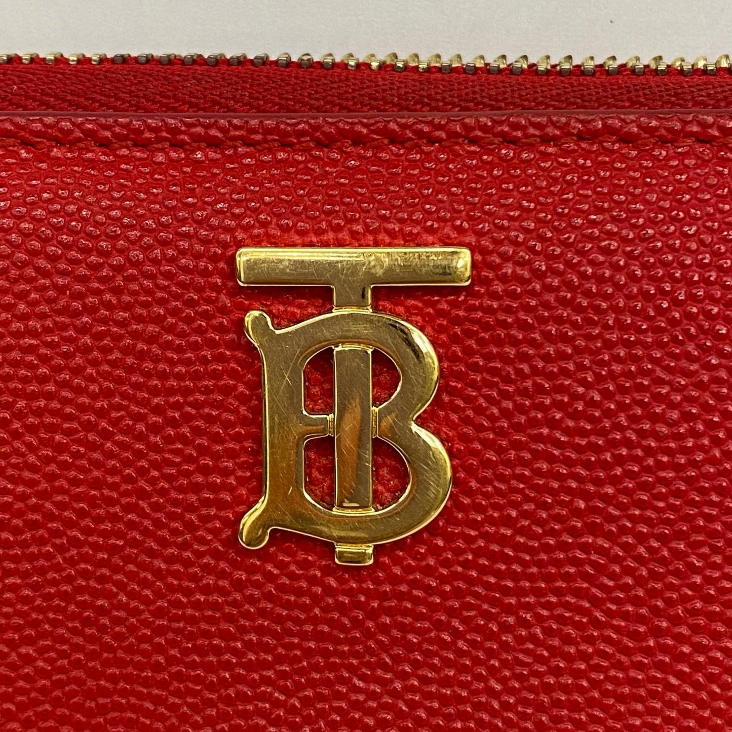 BURBERRY | バーバリー エルモア 長財布 8023298 レッド【加古川店】
