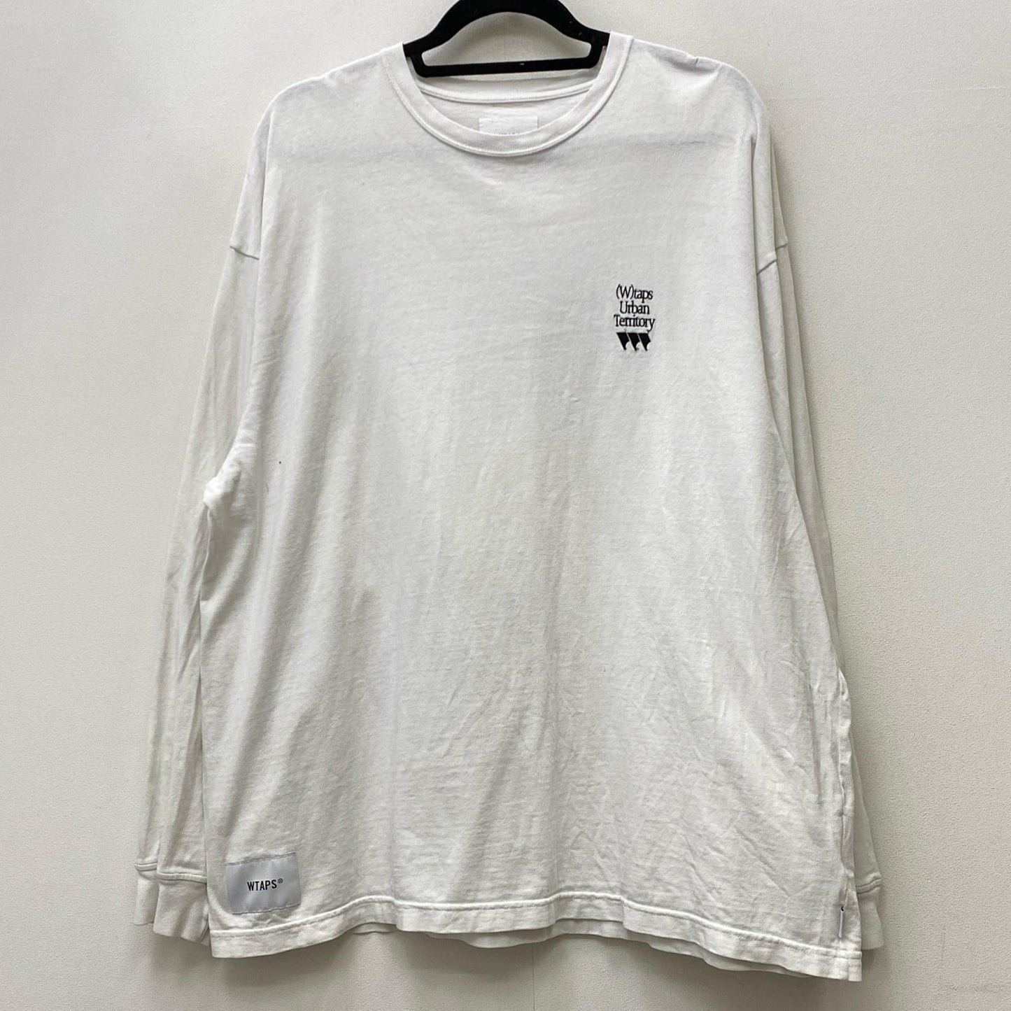 W)TAPS | ダブルタップス Urban Territory OBJ 03 長袖Ｔシャツ 241ATDT-CSM15 ホワイト サイズ：4【加古川店】