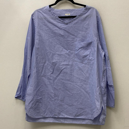 COMOLI | コモリ cotton V-NECK cut-sawn カットソー 135-02003 ブルー サイズ：2【加古川店】