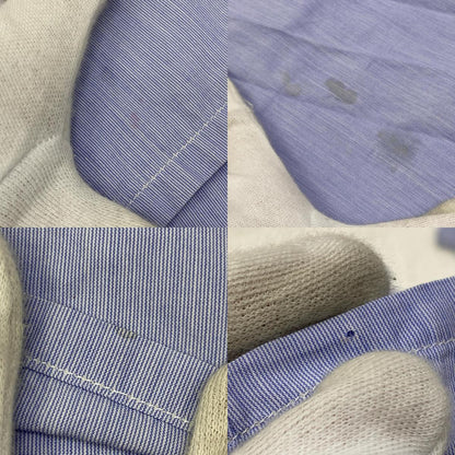 COMOLI | コモリ cotton V-NECK cut-sawn カットソー 135-02003 ブルー サイズ：2【加古川店】