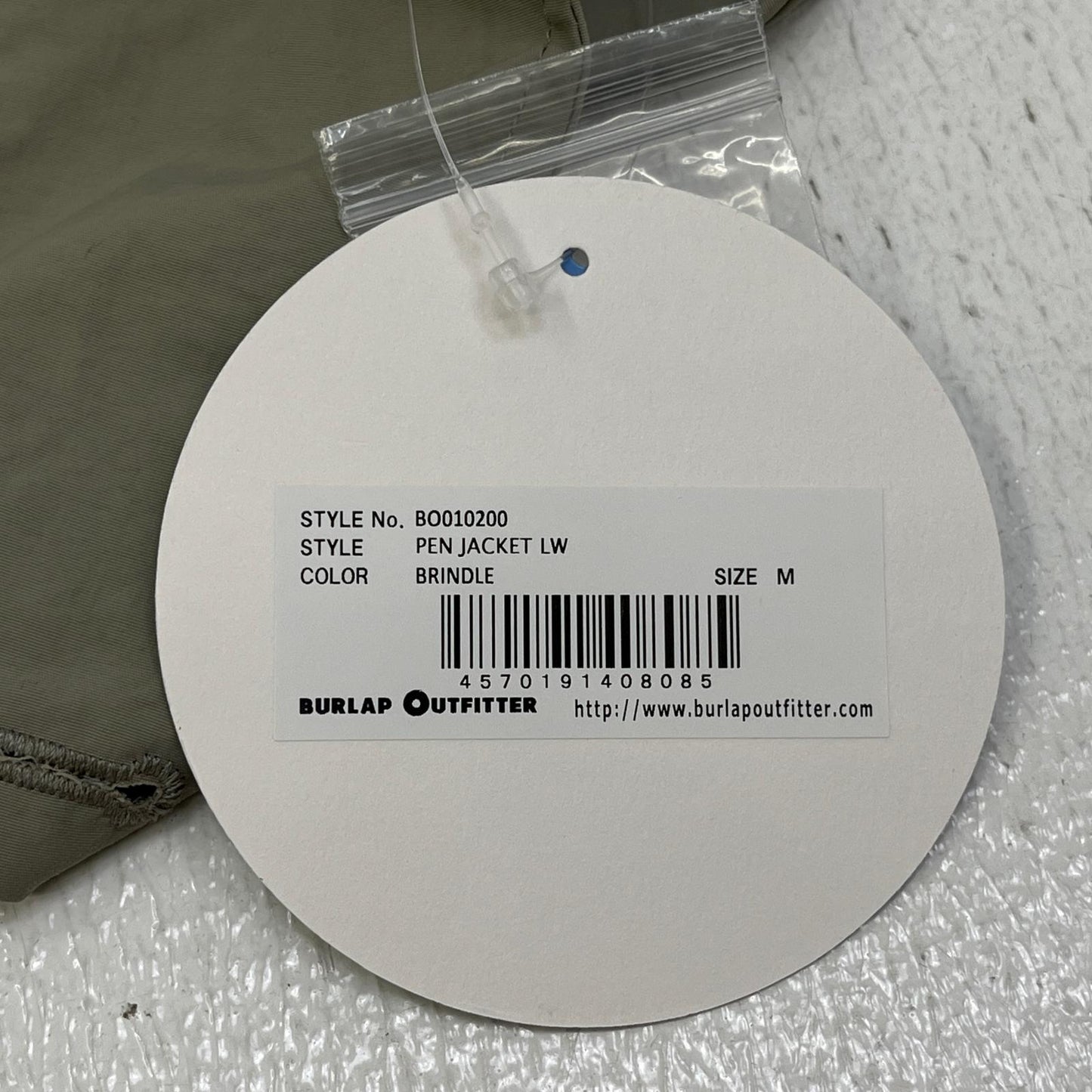 BURLAP OUTFITTER | バーラップアウトフィッター PEN JACKET LW その他アウター BO010200 カーキ サイズ：M【加古川店】