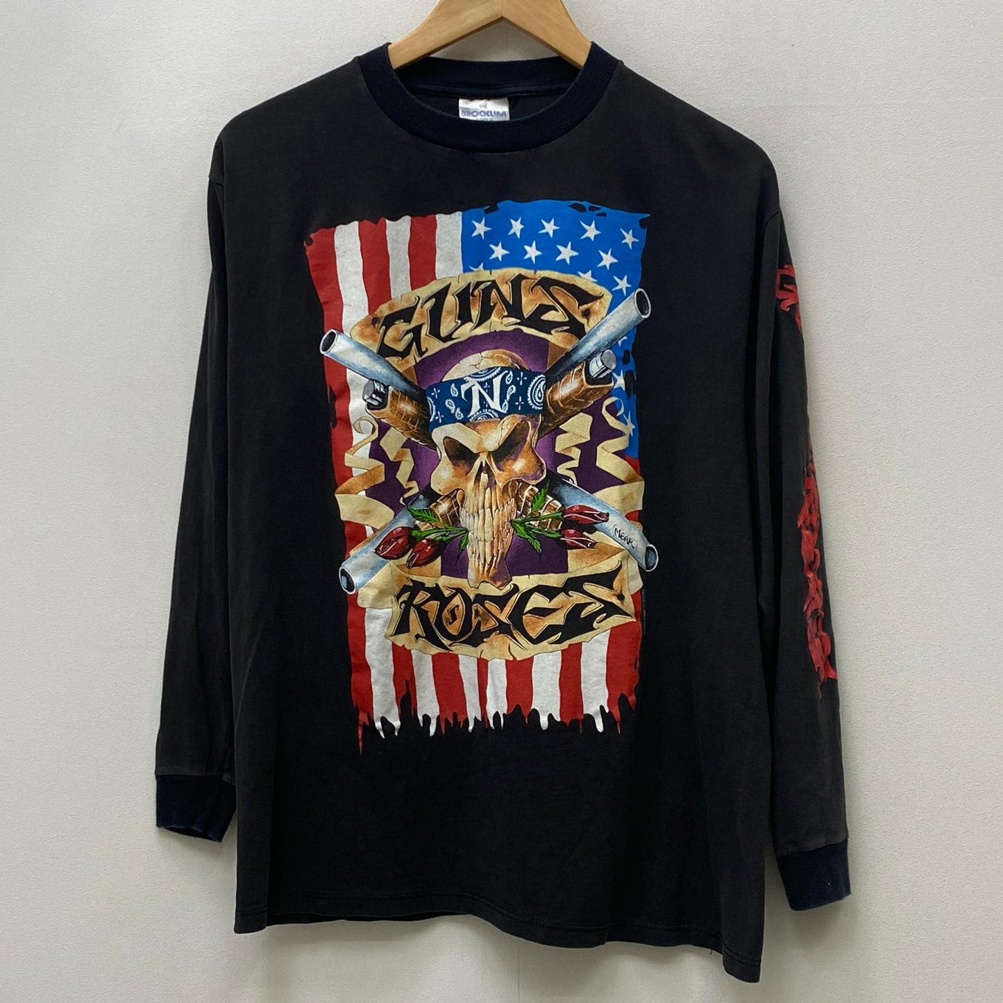 GUNS N' ROSES/91-92 TOUR 長袖Ｔシャツ ブラック サイズ：L【加古川店】
