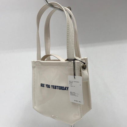Wasted Youth | ウエステッドユースウェステッドユース SEE YOU YESTERDAY Mini mini bag ハンドバッグ ホワイト【加古川店】