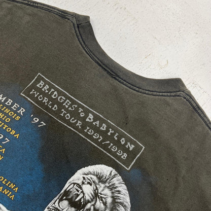rollingstone's BridgestoBaby worldtour 1997/1998 半袖Ｔシャツ ブラック サイズ：XL【加古川店】