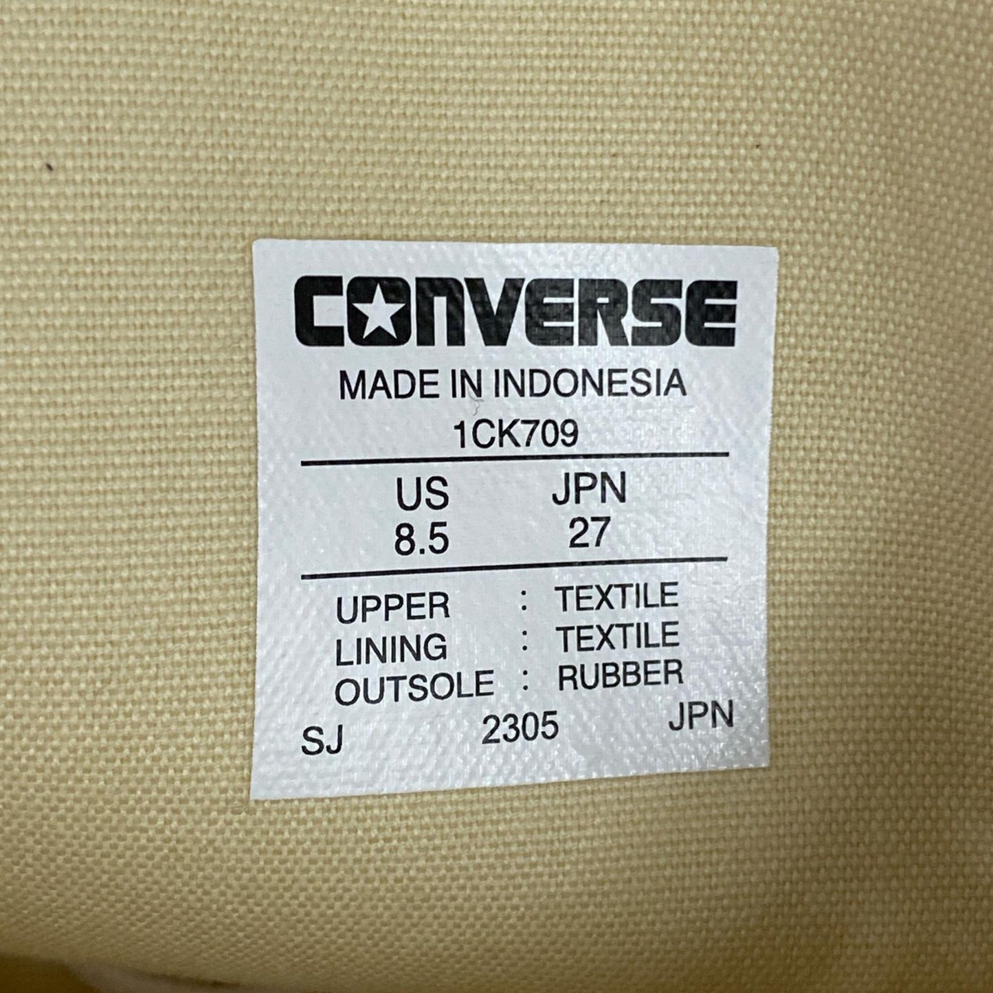 CONVERSE | コンバース PLAY COMME des GAR?ONS × Converse All Star Hi スニーカー 1CK709 ホワイト【加古川店】