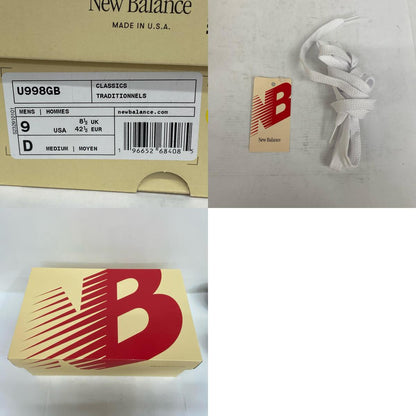 NEW BALANCE | ニューバランス 'Grey/Black' スニーカー U998GB グレー【加古川店】