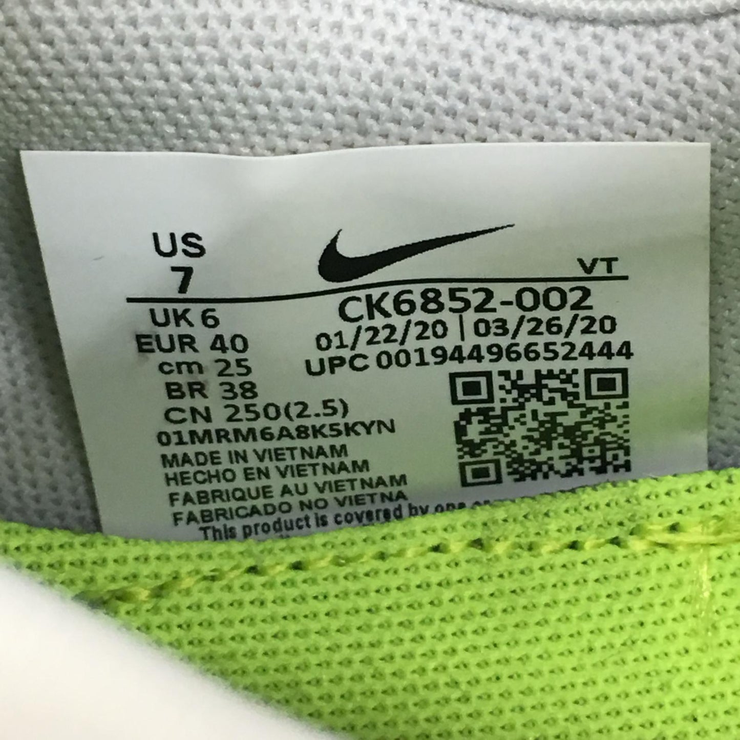 NIKE | ナイキ Nike Air Max ZM950 スニーカー CK6852-002【加古川店】