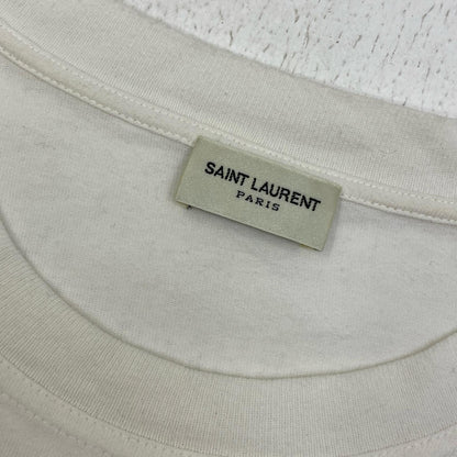 SAINT LAURENT | サンローラン 半袖Ｔシャツ YP53 2022 00652 ホワイト サイズ：M【加古川店】