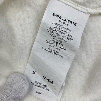 SAINT LAURENT | サンローラン 半袖Ｔシャツ YP53 2022 00652 ホワイト サイズ：M【加古川店】