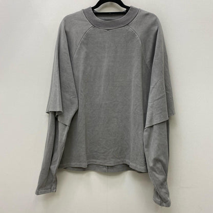 Raglan Layered Long Sleeve スウェット 75-14-0065-428 グレー サイズ：S【加古川店】