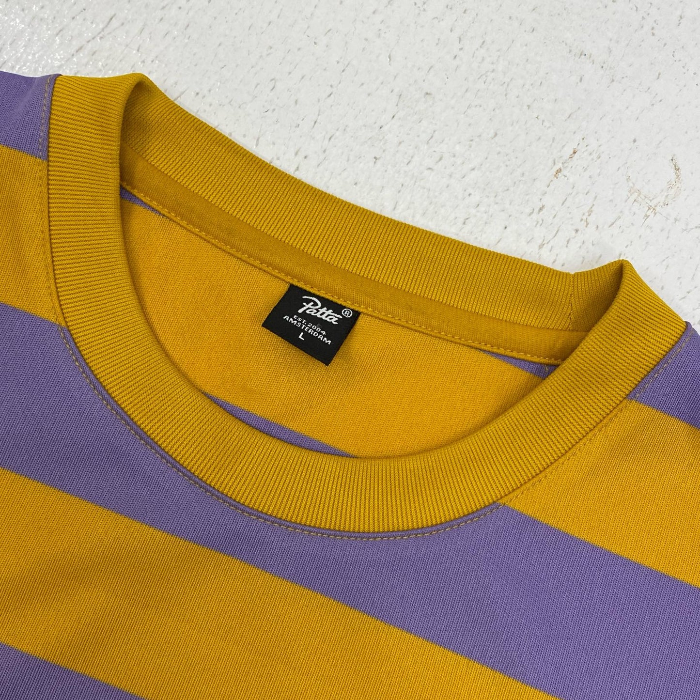 Patta | パタ Striped Long Sleeve Football Jersey 長袖Ｔシャツ 11-14-0697-768 サイズ：L【加古川店】