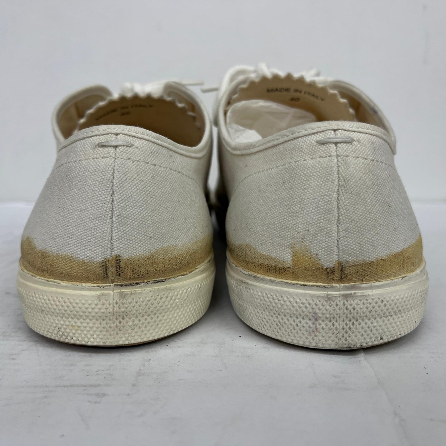 Maison Margiela | メゾンマルジェラ lace up lo cut sneaker スニーカー s57ws0420 アイボリー【加古川店】