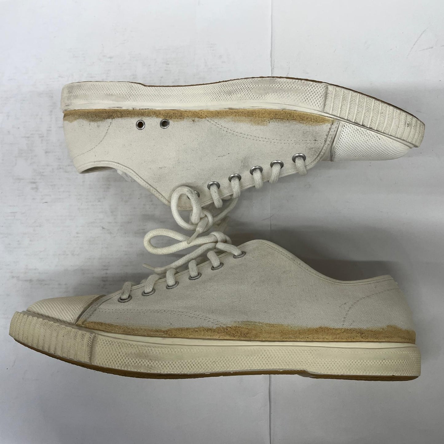 Maison Margiela | メゾンマルジェラ lace up lo cut sneaker スニーカー s57ws0420 アイボリー【加古川店】