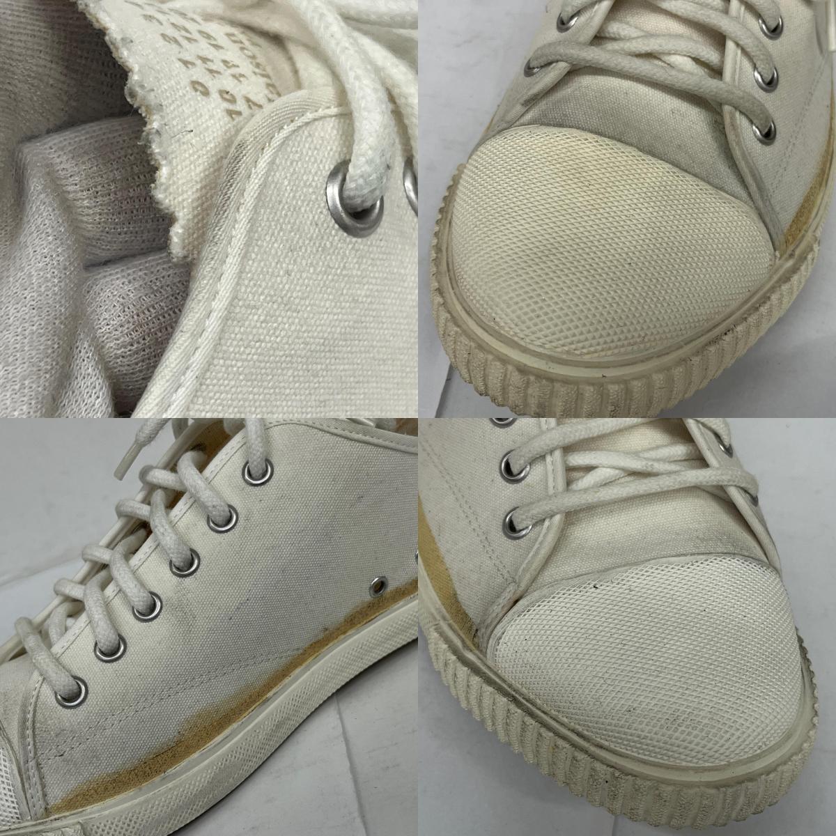 Maison Margiela | メゾンマルジェラ lace up lo cut sneaker スニーカー s57ws0420 アイボリー【加古川店】