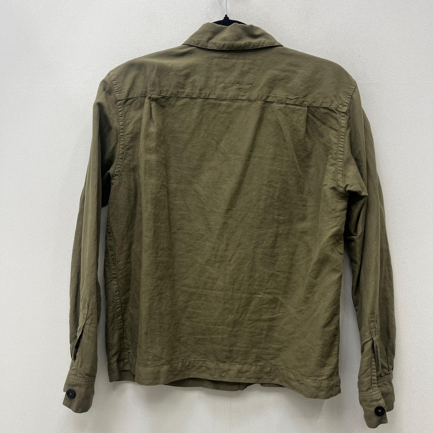 MARGARET HOWELL | マーガレットハウエル DRY COTTON LINEN TWILL 長袖シャツ 595-8125503 カーキ サイズ：1【加古川店】