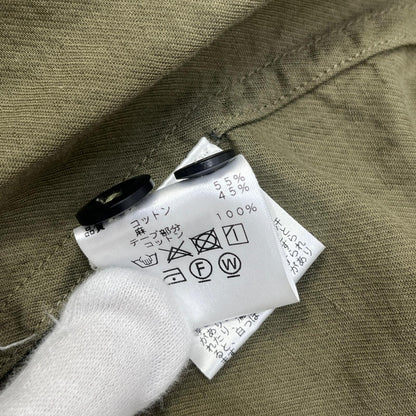 MARGARET HOWELL | マーガレットハウエル DRY COTTON LINEN TWILL 長袖シャツ 595-8125503 カーキ サイズ：1【加古川店】