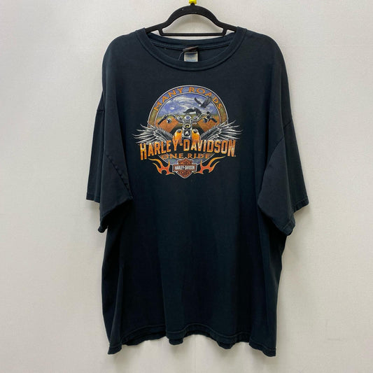HARLEY-DAVIDSON | ハーレーダビットソン MANY ROADS 半袖Ｔシャツ ブラック サイズ：XL【加古川店】