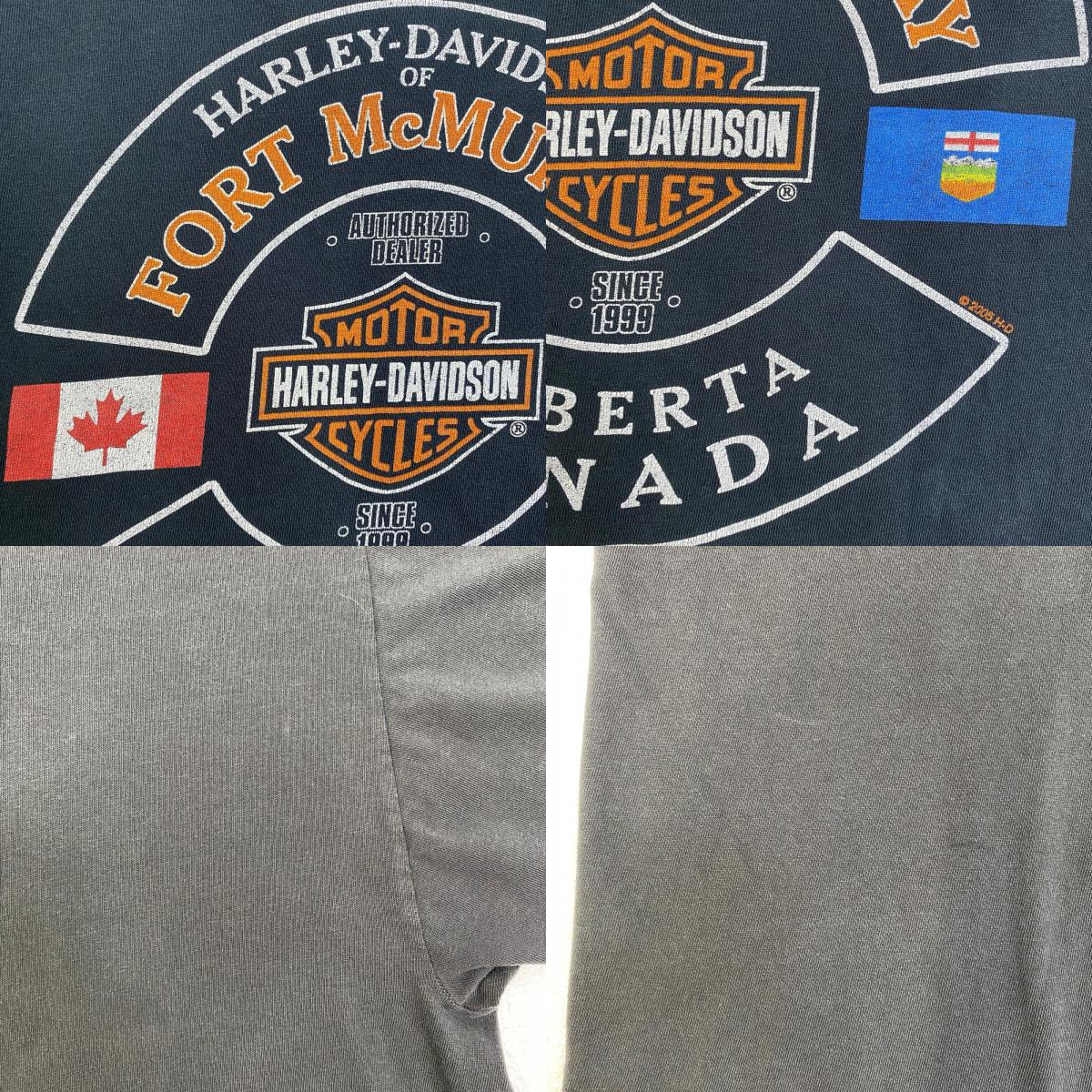 HARLEY-DAVIDSON | ハーレーダビットソン MANY ROADS 半袖Ｔシャツ ブラック サイズ：XL【加古川店】