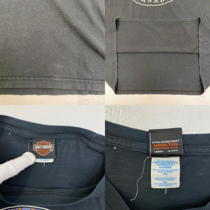 HARLEY-DAVIDSON | ハーレーダビットソン MANY ROADS 半袖Ｔシャツ ブラック サイズ：XL【加古川店】