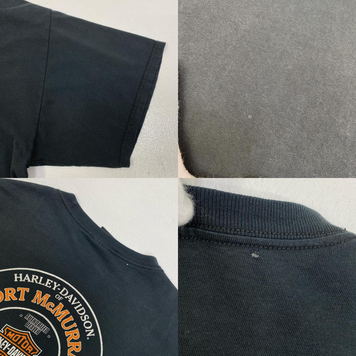 HARLEY-DAVIDSON | ハーレーダビットソン MANY ROADS 半袖Ｔシャツ ブラック サイズ：XL【加古川店】