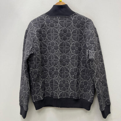 LOUIS VUITTON | ルイ・ヴィトン ジップスルーモノグラムフラワー ブルゾン RM212Q ZMD HLY40W グレー サイズ：L【加古川店】
