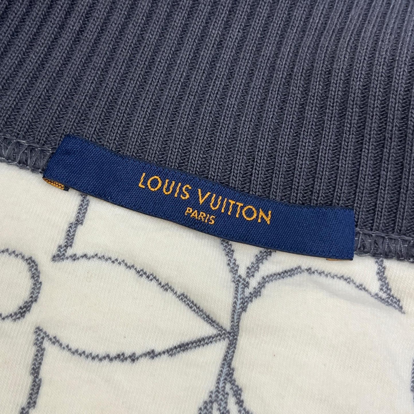 LOUIS VUITTON | ルイ・ヴィトン ジップスルーモノグラムフラワー ブルゾン RM212Q ZMD HLY40W グレー サイズ：L【加古川店】