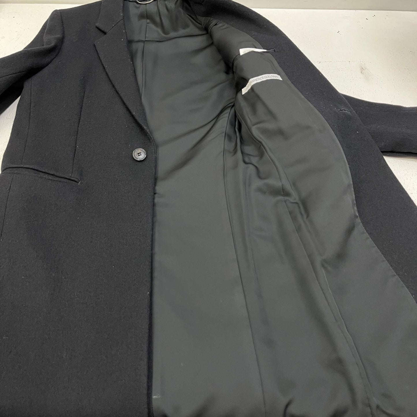 JOHN LAWRENCE SULLIVAN | ジョンローレンスサリバン WOOL CHESTER COAT その他アウター 1B022' 16-41 ブラック【加古川店】
