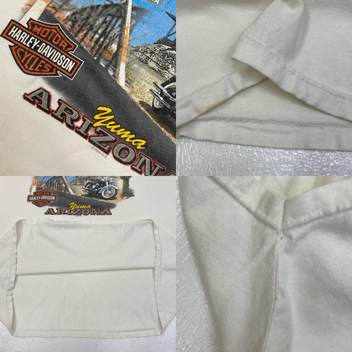 HARLEY-DAVIDSON | ハーレーダビットソン TERRITORINAL 半袖Ｔシャツ ホワイト サイズ：XXXL【加古川店】