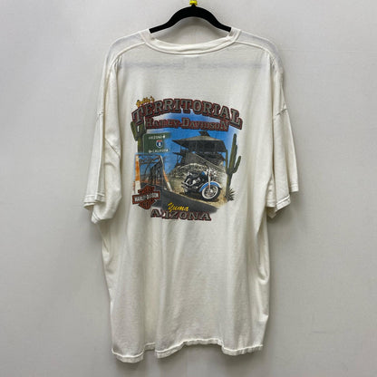 HARLEY-DAVIDSON | ハーレーダビットソン TERRITORINAL 半袖Ｔシャツ ホワイト サイズ：XXXL【加古川店】