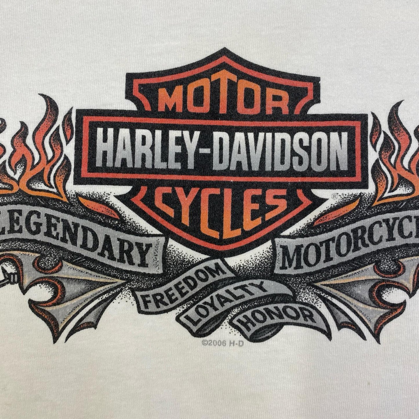 HARLEY-DAVIDSON | ハーレーダビットソン TERRITORINAL 半袖Ｔシャツ ホワイト サイズ：XXXL【加古川店】
