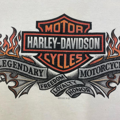 HARLEY-DAVIDSON | ハーレーダビットソン TERRITORINAL 半袖Ｔシャツ ホワイト サイズ：XXXL【加古川店】