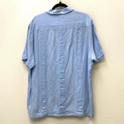 cubavera:ｷｭｰﾊﾞｼｬﾂ 半袖シャツ ライトブルー サイズ：XL【加古川店】