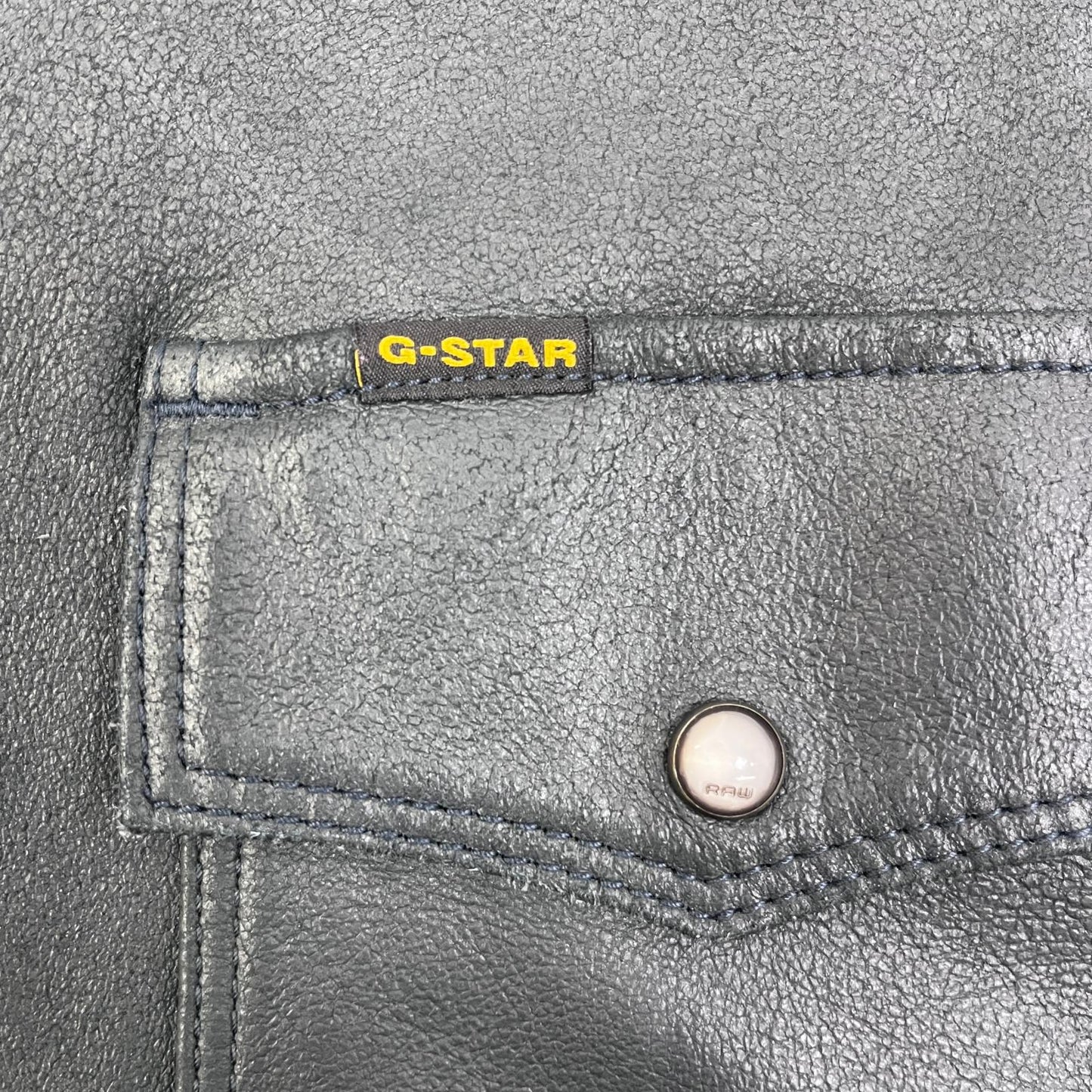 G-STAR | ジースター 3301 Regular Overshirt Jacket 長袖シャツ D18163-C638-4213 ダークネイビー サイズ：L【加古川店】