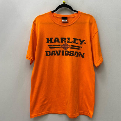 HARLEY-DAVIDSON | ハーレーダビットソン MOUNTAIN CREEK 半袖Ｔシャツ オレンジ サイズ：L【加古川店】