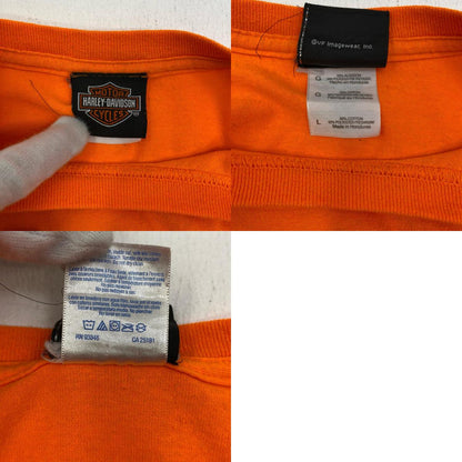 HARLEY-DAVIDSON | ハーレーダビットソン MOUNTAIN CREEK 半袖Ｔシャツ オレンジ サイズ：L【加古川店】