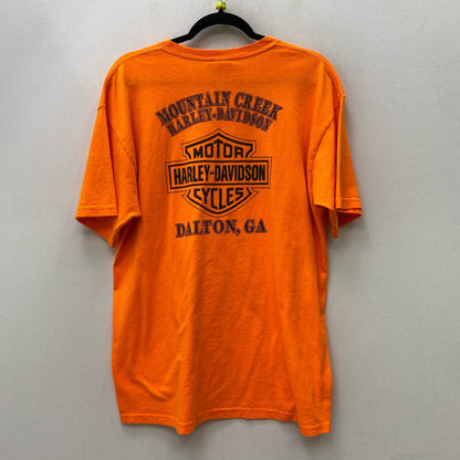HARLEY-DAVIDSON | ハーレーダビットソン MOUNTAIN CREEK 半袖Ｔシャツ オレンジ サイズ：L【加古川店】