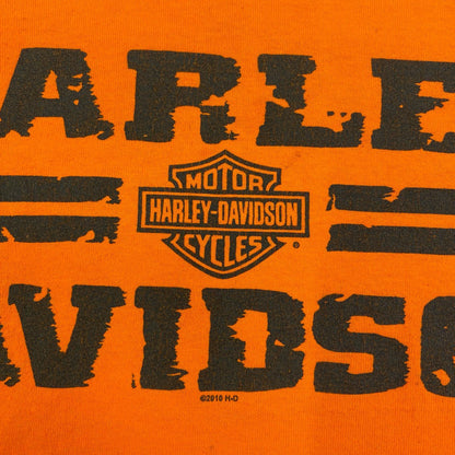 HARLEY-DAVIDSON | ハーレーダビットソン MOUNTAIN CREEK 半袖Ｔシャツ オレンジ サイズ：L【加古川店】