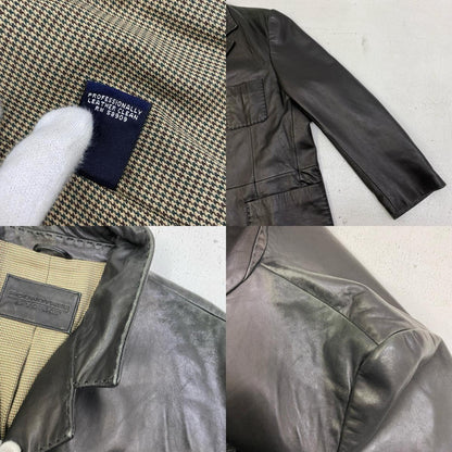 ROUNDTREE&YORKE レザー ブラック サイズ：XL【加古川店】