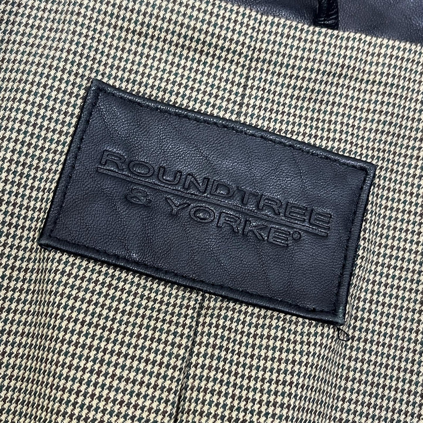 ROUNDTREE&YORKE レザー ブラック サイズ：XL【加古川店】