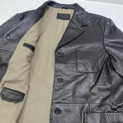 ROUNDTREE&YORKE レザー ブラック サイズ：XL【加古川店】