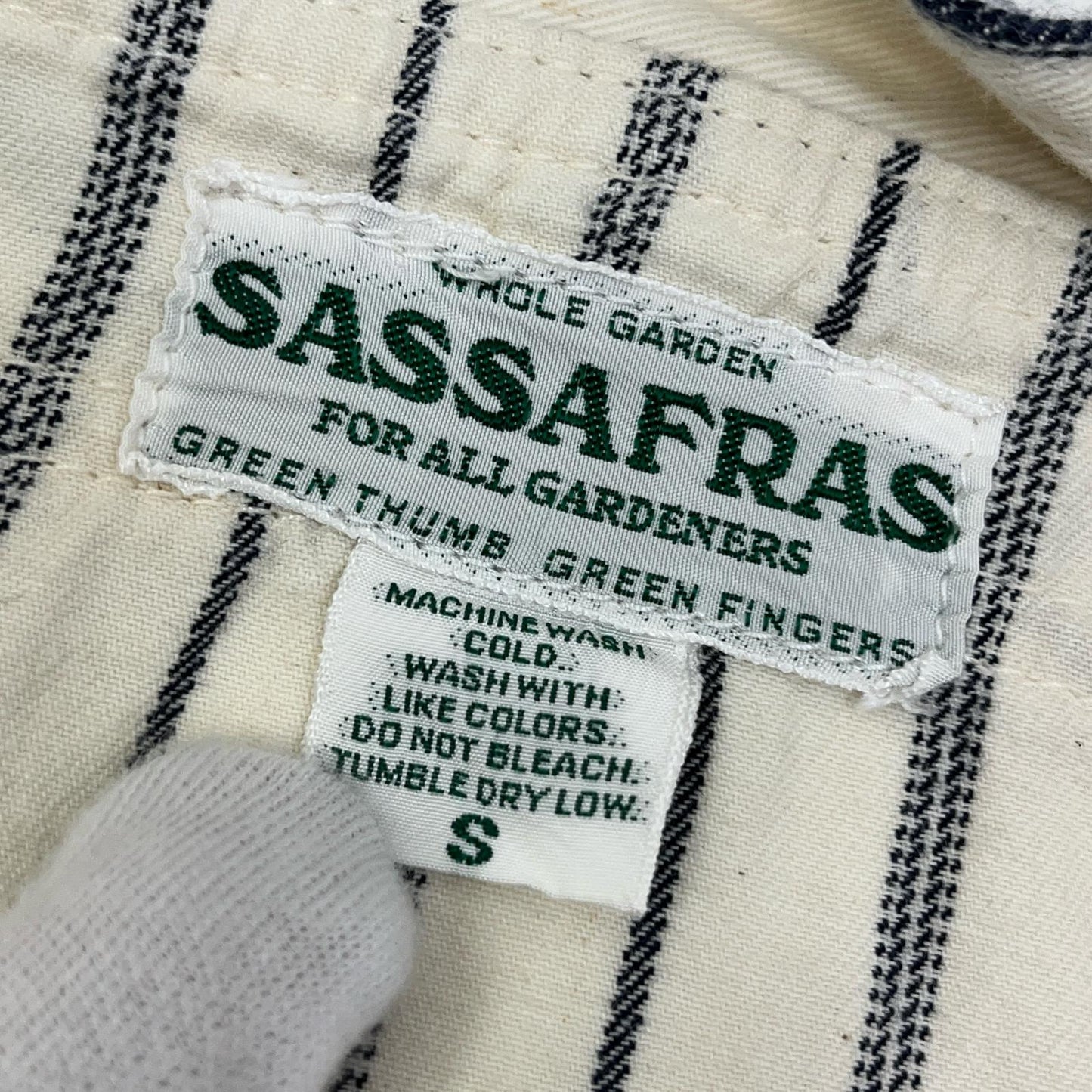 SASSAFRAS | ササフラス VASE WALL GARDENER HALF 長袖シャツ サイズ：S【加古川店】