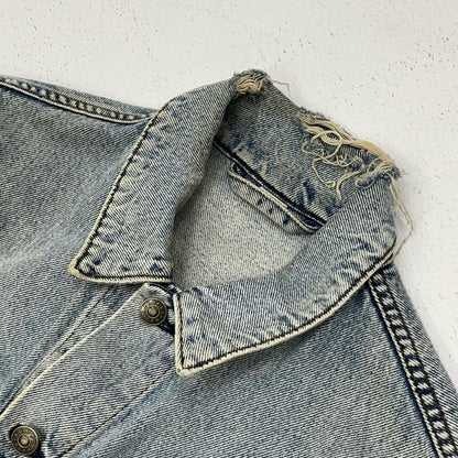 GUCCI | グッチ GUCCYベアワッペントラッカー デニム 488405-XR868 インディゴ サイズ：44【加古川店】