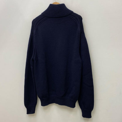 Dunhill | ダンヒル ハーフジップローゲージニット ニット ネイビー サイズ：XL【加古川店】
